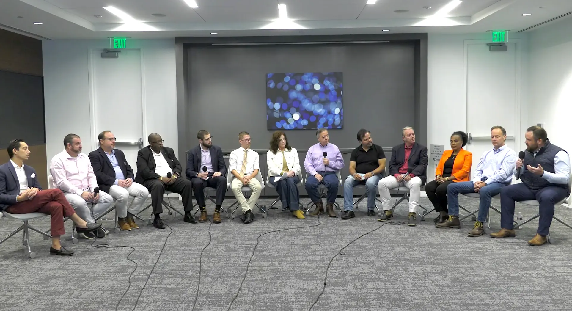 people on discussion panel